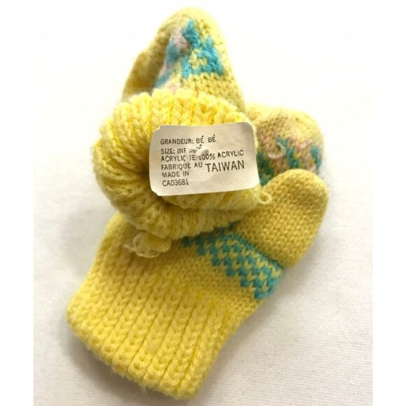 Vintage 1980s Toddler Mittens For Winter - Picture 5 of 5